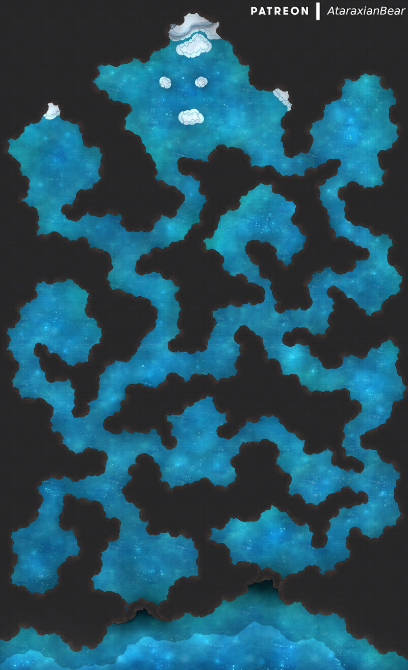 A melting ice dungeon [50x82]