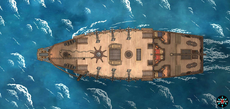 Galleon 'Ship of the Line' [42 x 20] 6 Decks