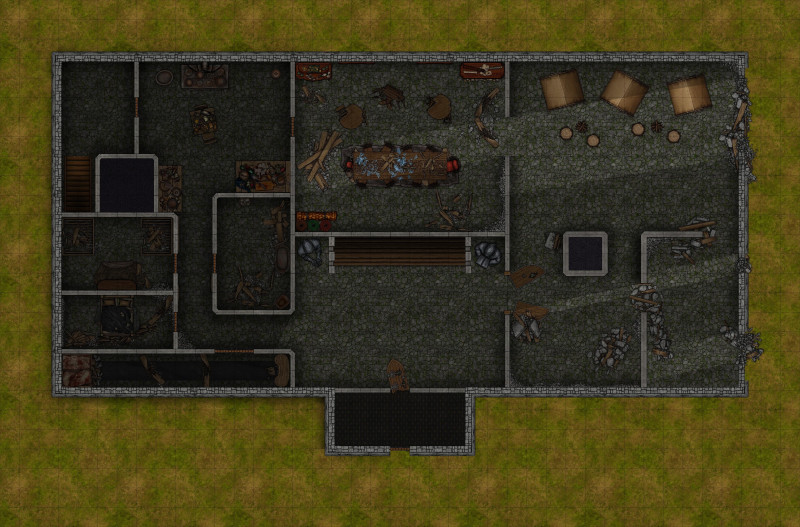 The Mansion and the Cellar (41x27 & 37x18)