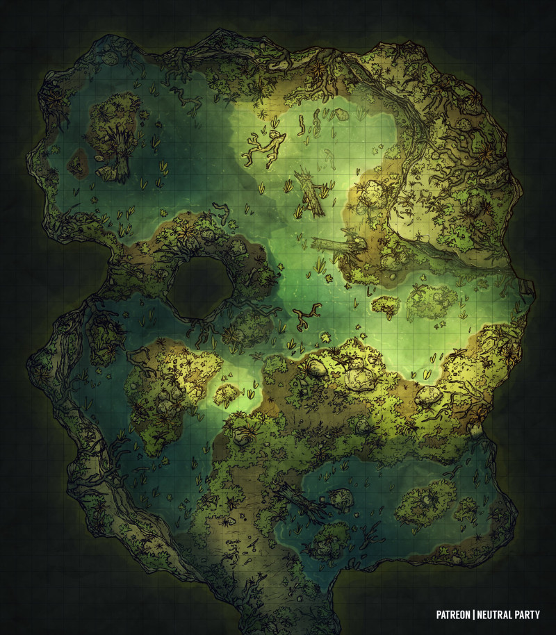 Swamp Den [35x40]