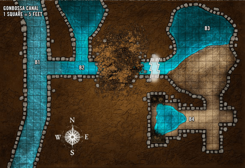 My first attempt at recreating a map in DungeonDraft