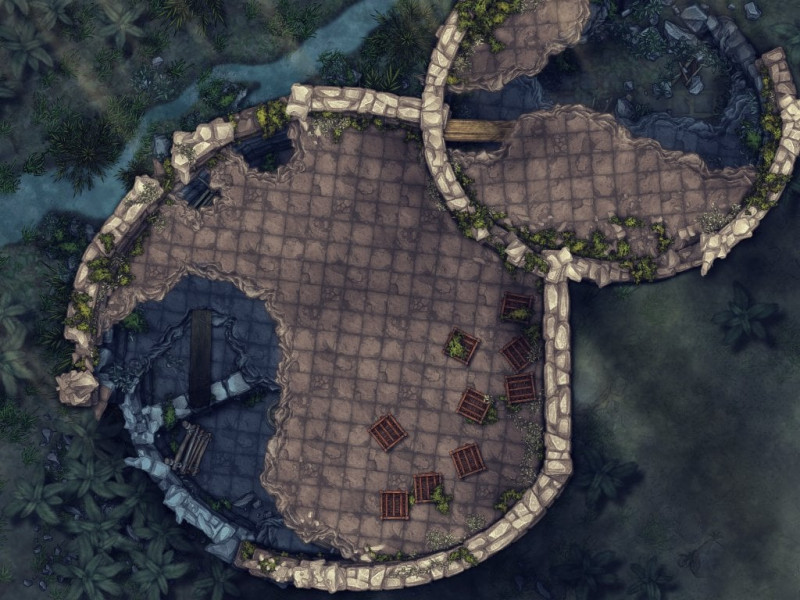 Abandoned Tower battlemap