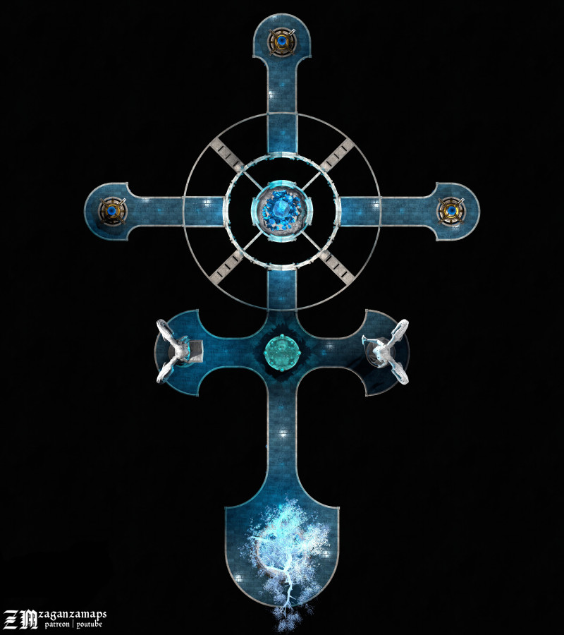 Elemental temple of the Air [40x45]