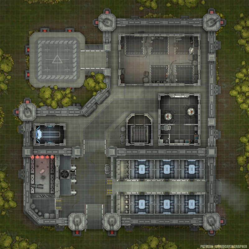 Imperial Outpost - [50x50][3 Levels]