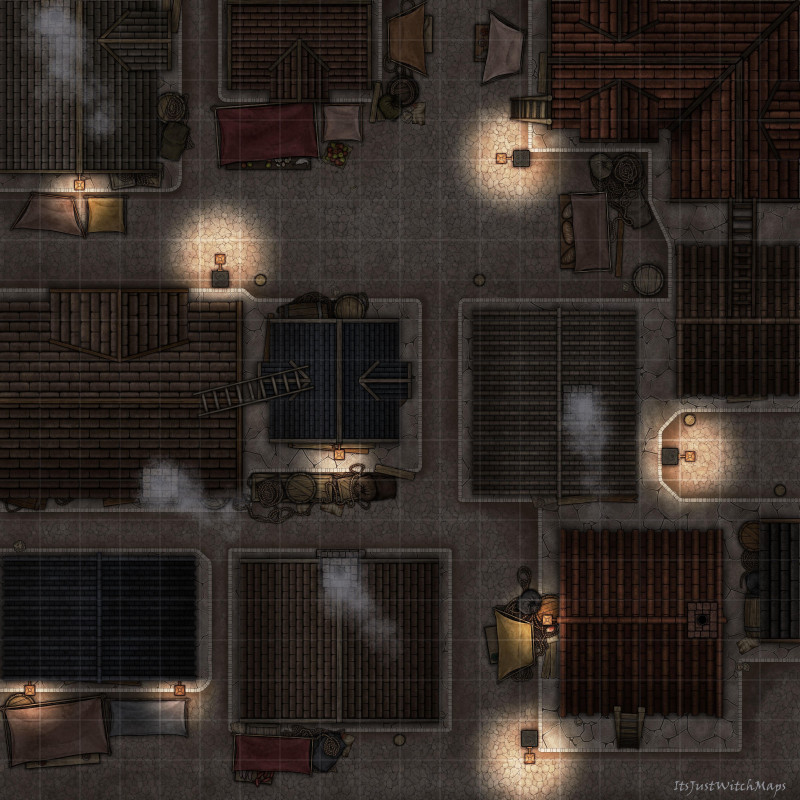 FREE City Streets Map 20x20 200DPI
