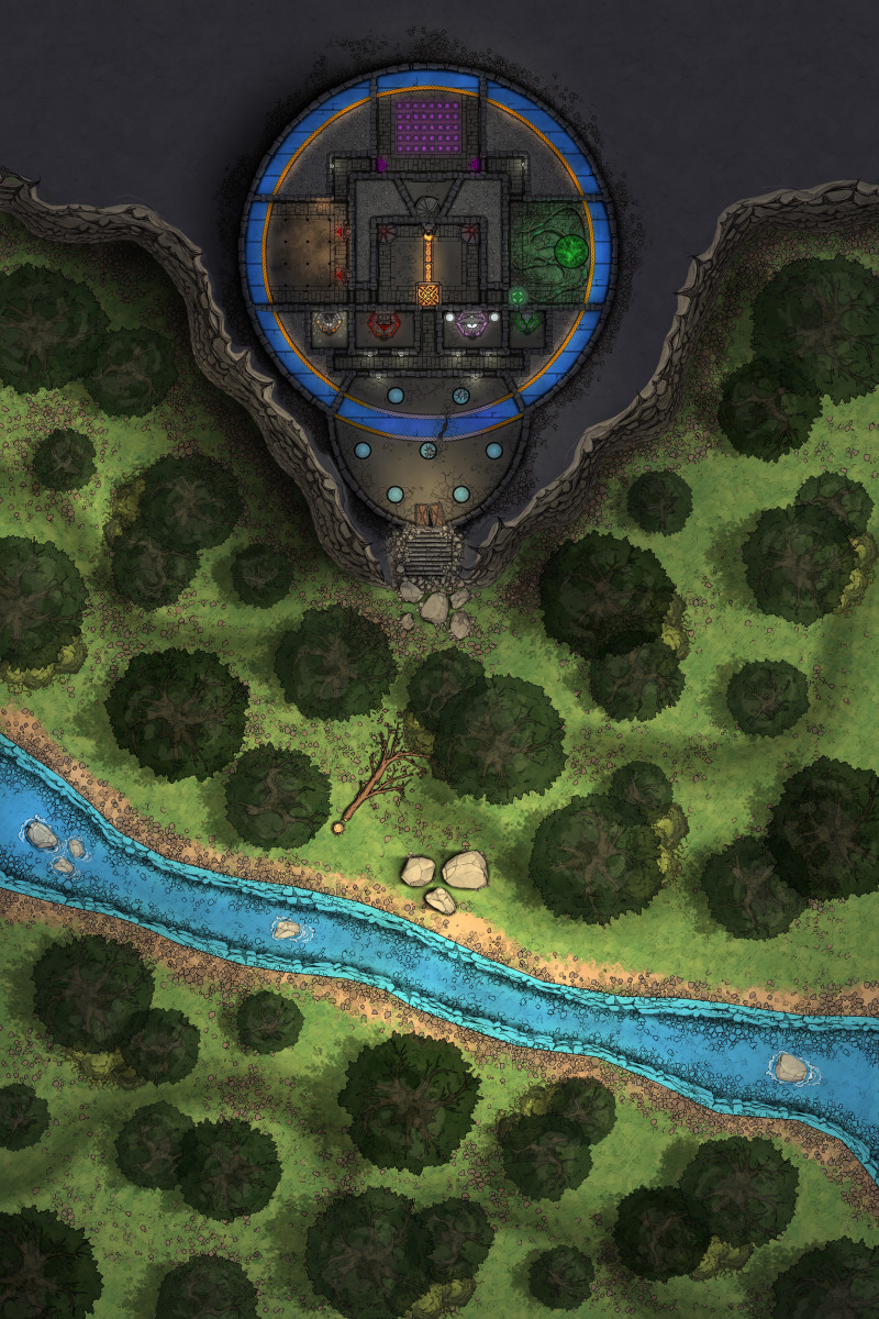 Dwarven Dungeon Prison [80 x 120]