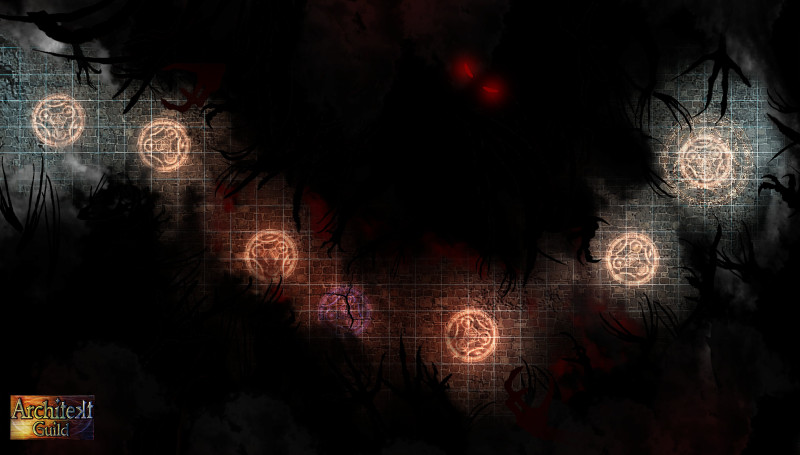 The Fading Light (rpg horror/fantasy dungeon map)