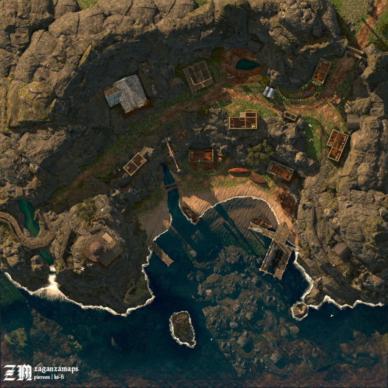 Ulgoth's Beard, Sword Coast (link to 300DPI maps in description)