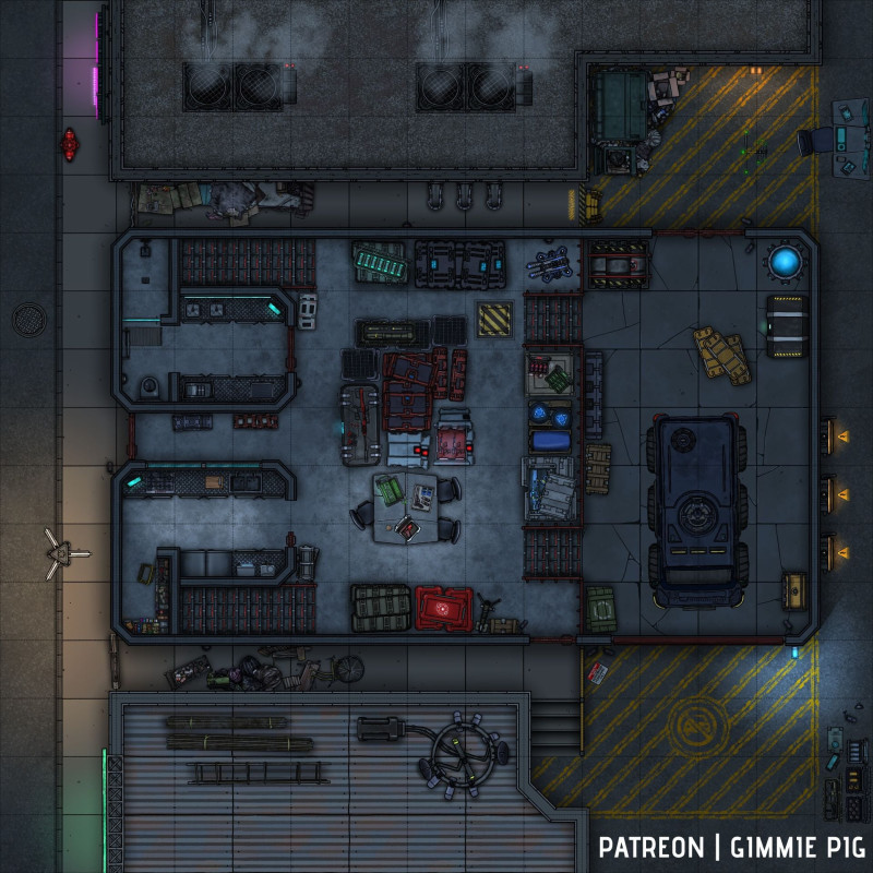 Gun Runner's Warehouse (15x15)
