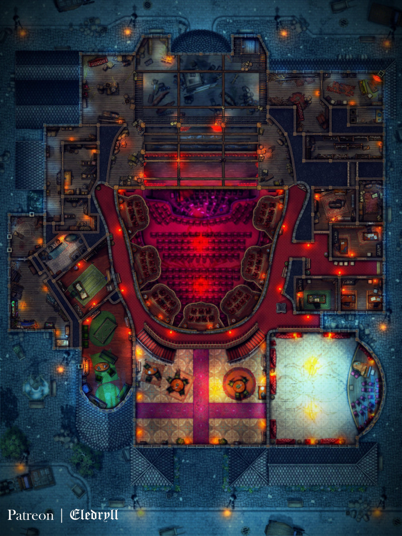 Spider's Tear Opera House [3 floors] [45x60] [Gridless]
