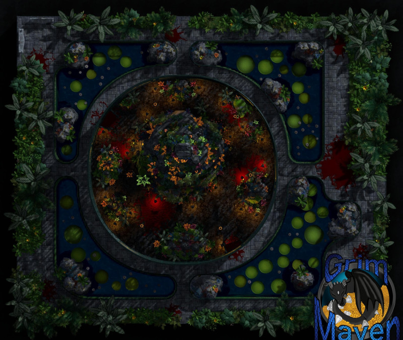 "Arboretum"(32x27) botanic gardens, eclectic wizard, fancy mansion- you can find this towering arboretum anywhere you desire!