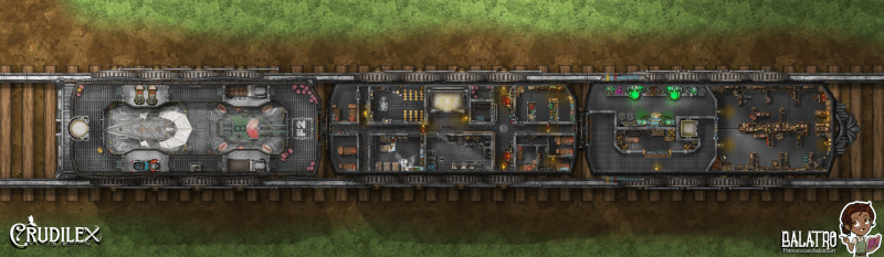 The Sanroko-II Fortress Train will cross the entire world, with stations in every nation there is. Some say that when the last spike is hammered the reign of monsters will end forever.