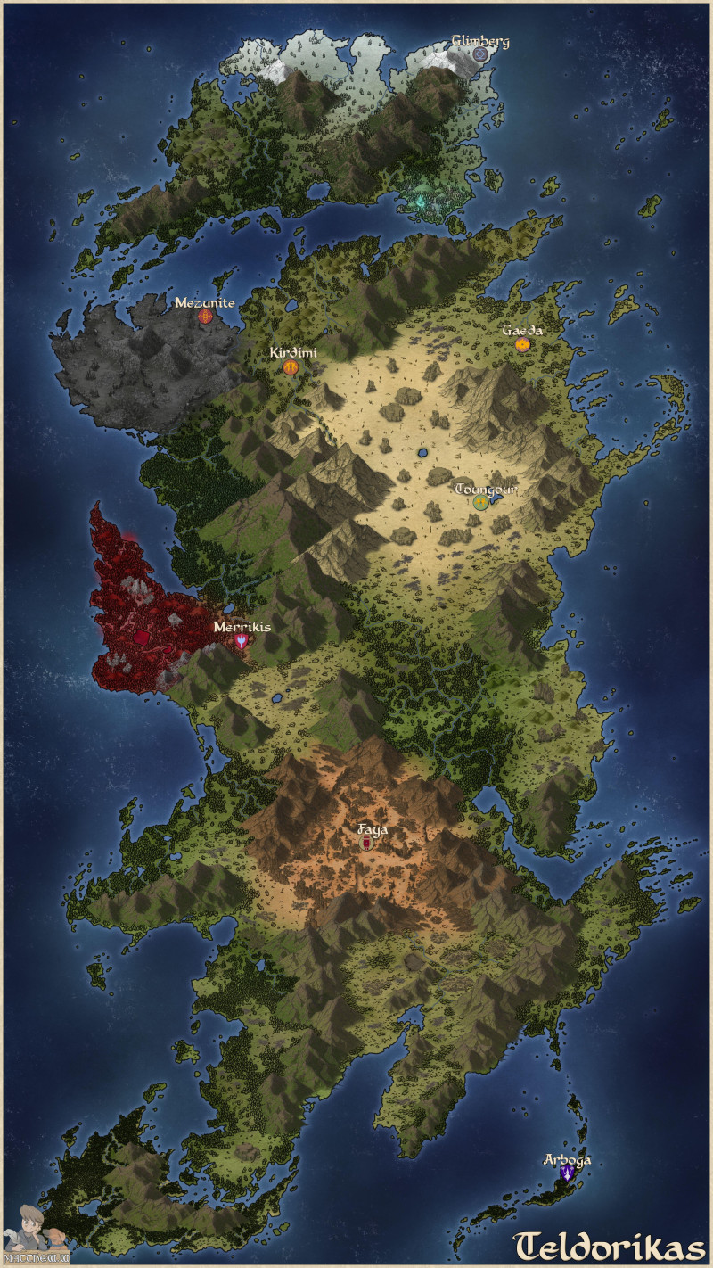 The Continent of Teldorikas