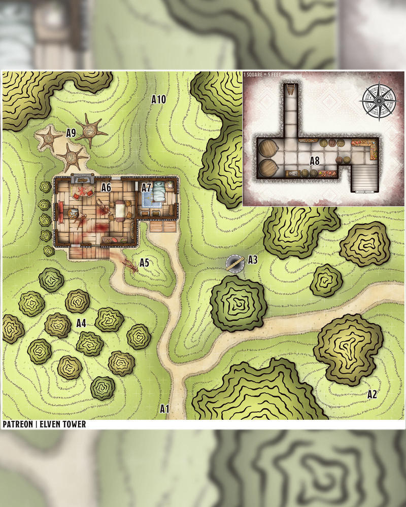 Map 440 - Cultist Ambush - Encounter Location