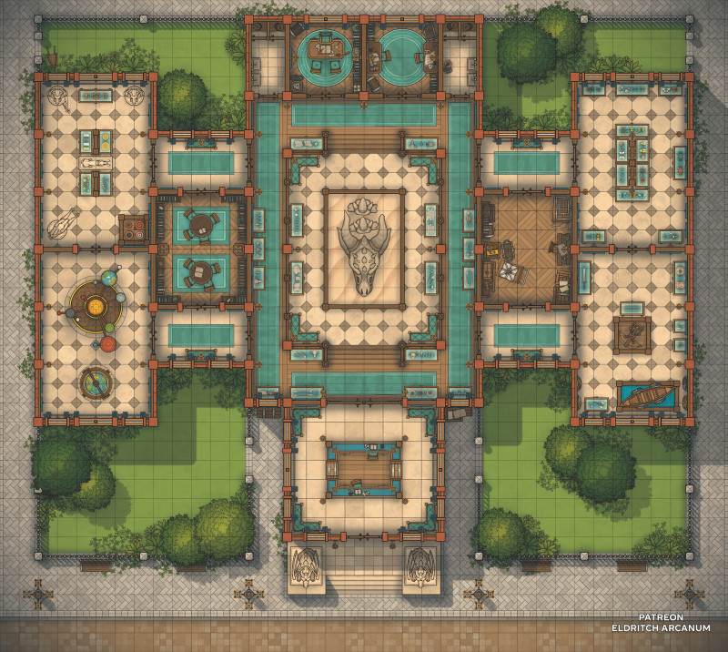 City Museum [OC] [38 x 34] | + 300 Museum-Themed Assets!