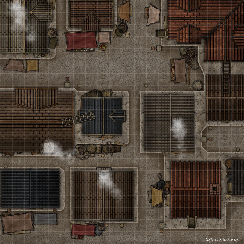 FREE City Streets Map 20x20 200DPI