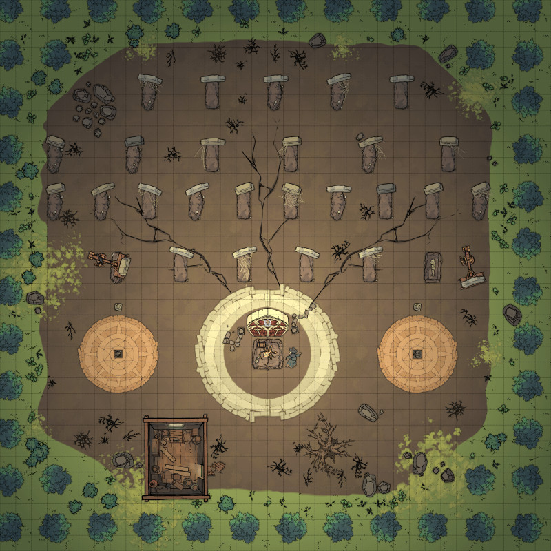 Progression of map quality over the course of my 3 year campaign. (2 years using dungeondraft)