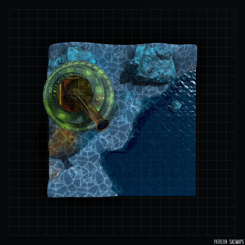 Astronomer's Tower (26x26 Multilevel - 8 floors!) - free day + night maps, plus 1000+ more freebies.