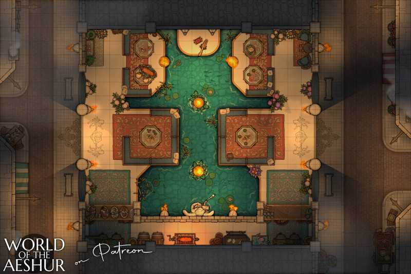 A bar for the rich - [30x20]