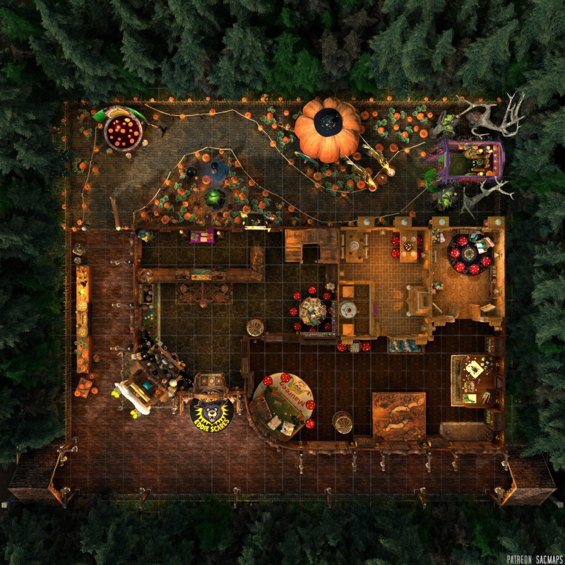 For my 4 year anniversary of mapmaking, here's 396 free maps for you or your DM - the whole of my 4th year of maps! (Plus 850+ more from the first 3 years - 1,250+ free maps in all!) - buildings, encounters, dungeons & heaps more!