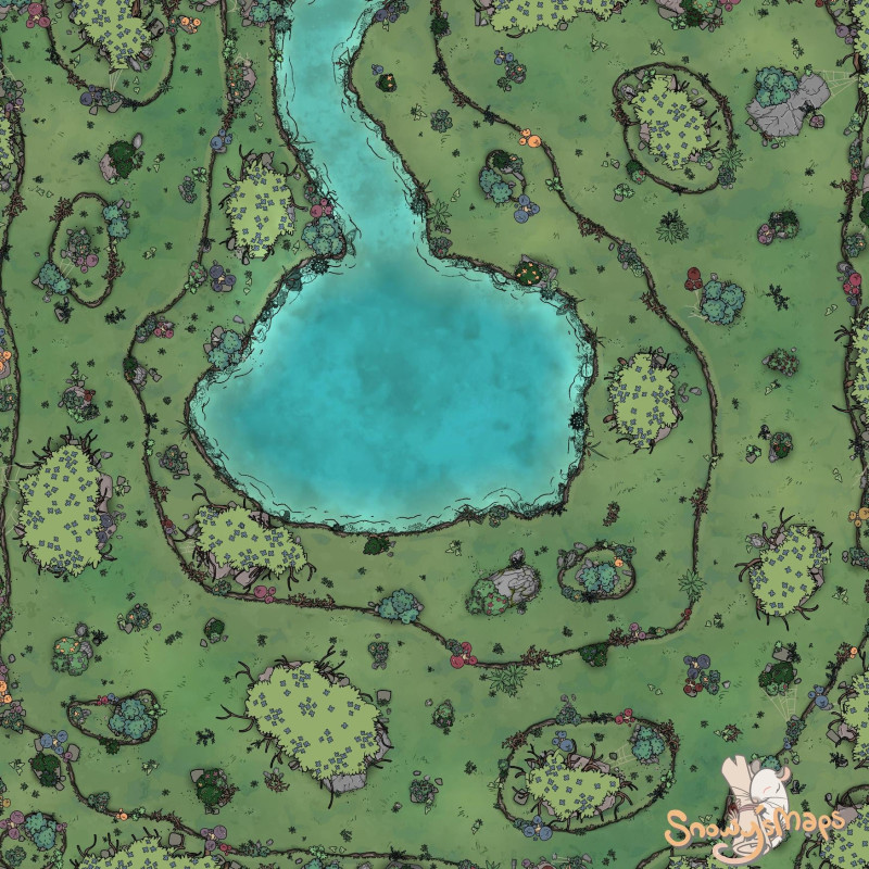 [25x25] River Grassland Day