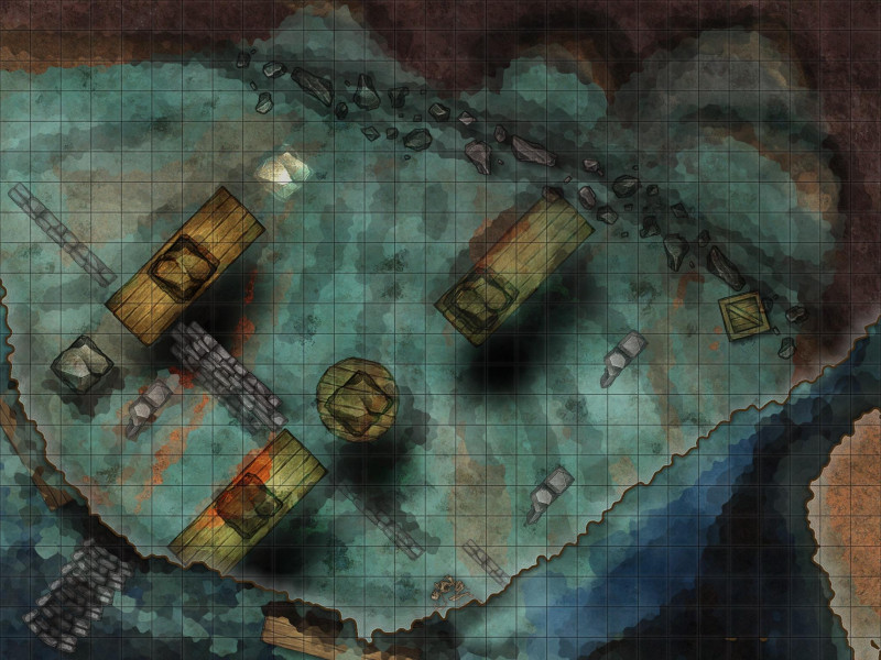 Waterfall in the Mountains - The Path to Axeholm