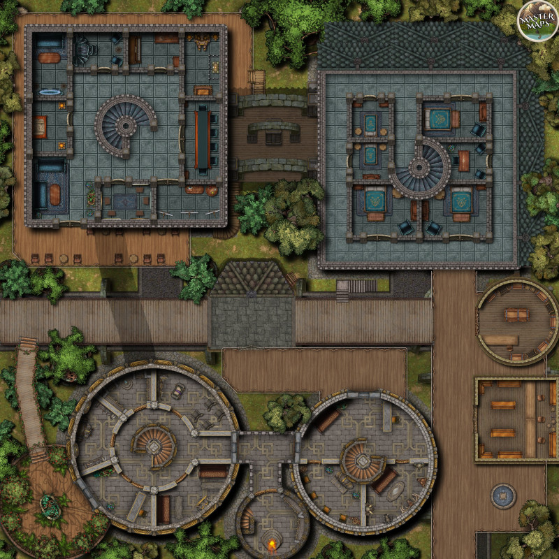Tower District (Top-to-Bottom) [40x40]