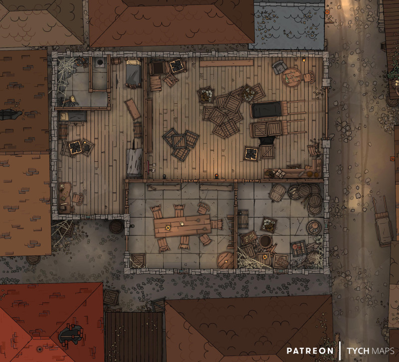 Safehouse Hideout - Waterdeep [22x20]