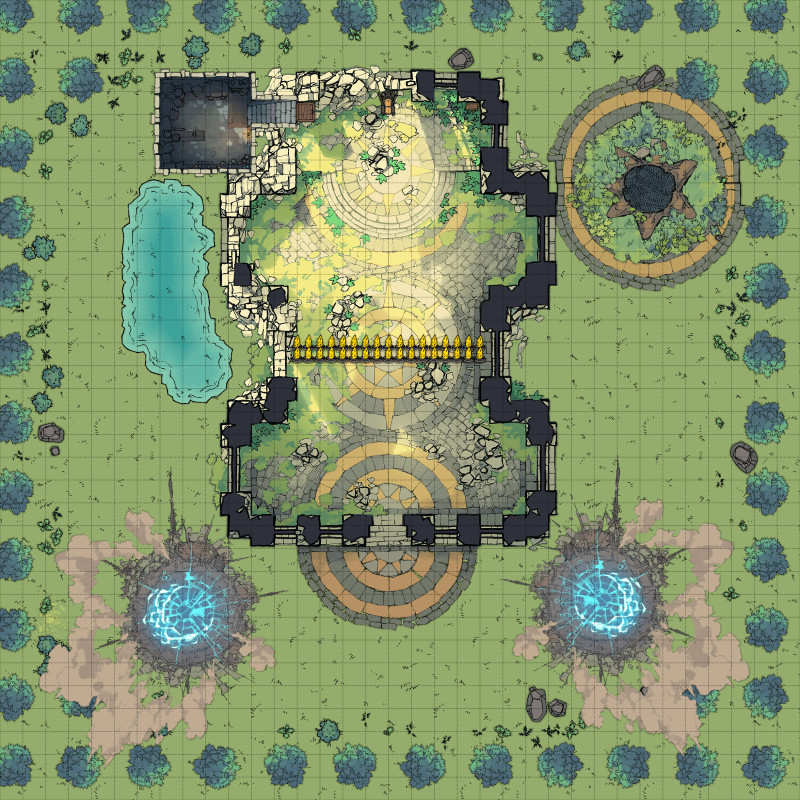 Progression of map quality over the course of my 3 year campaign. (2 years using dungeondraft)