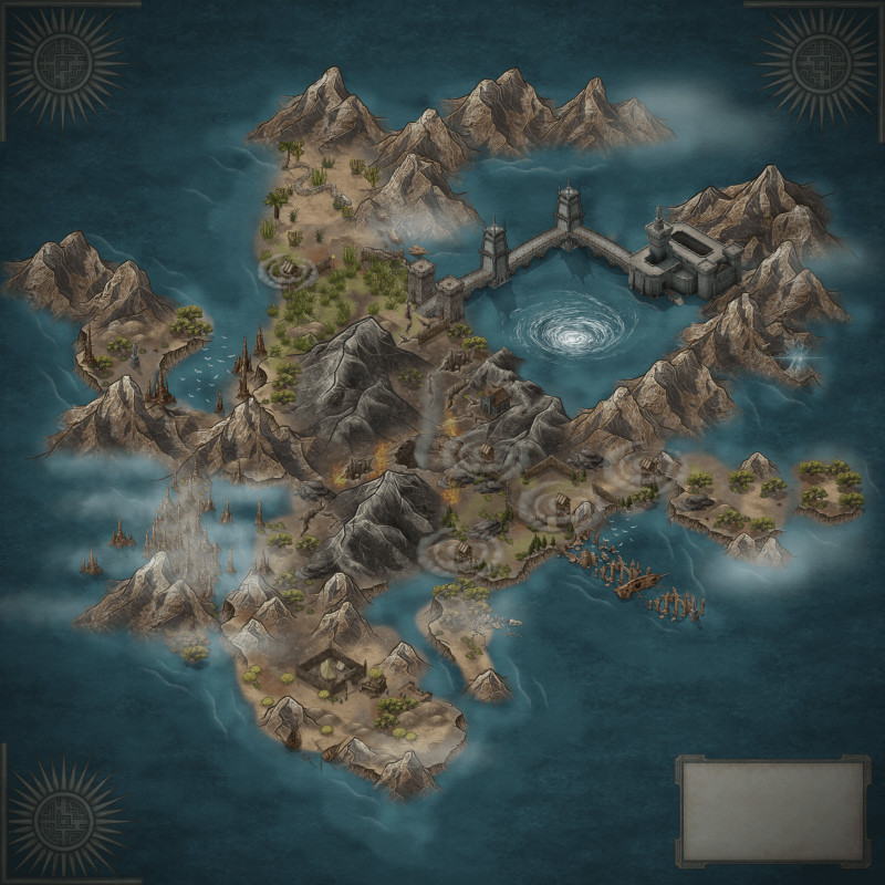 Stormgate Isles | DnD Map