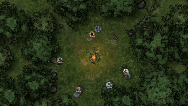 Camp site through the seasons.
