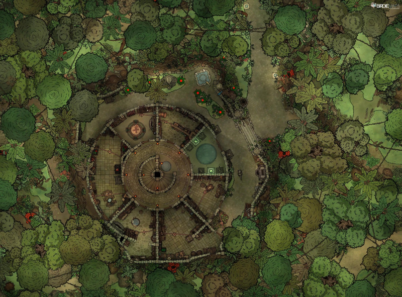 Jungle Tower [46x34]