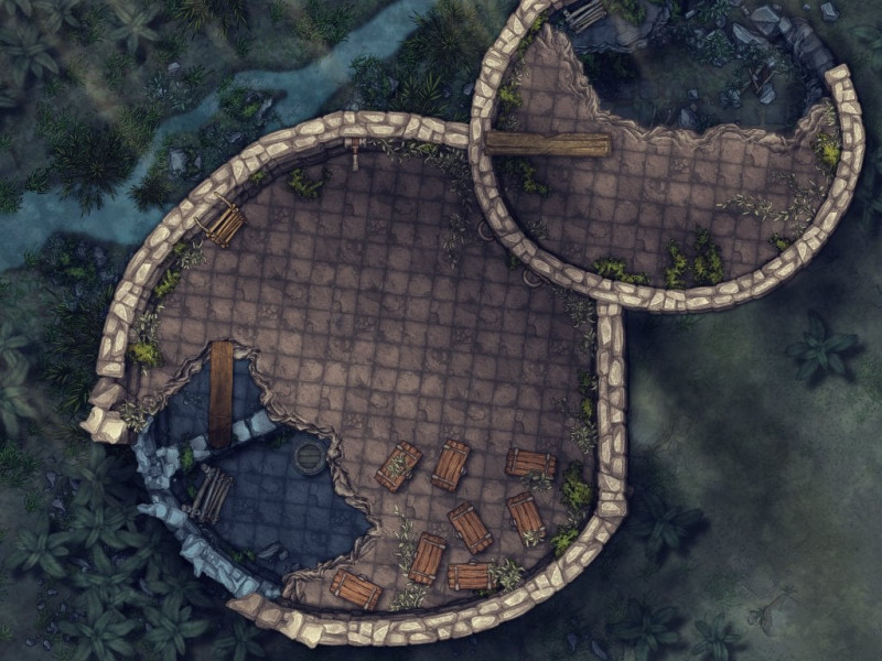 Abandoned Tower battlemap