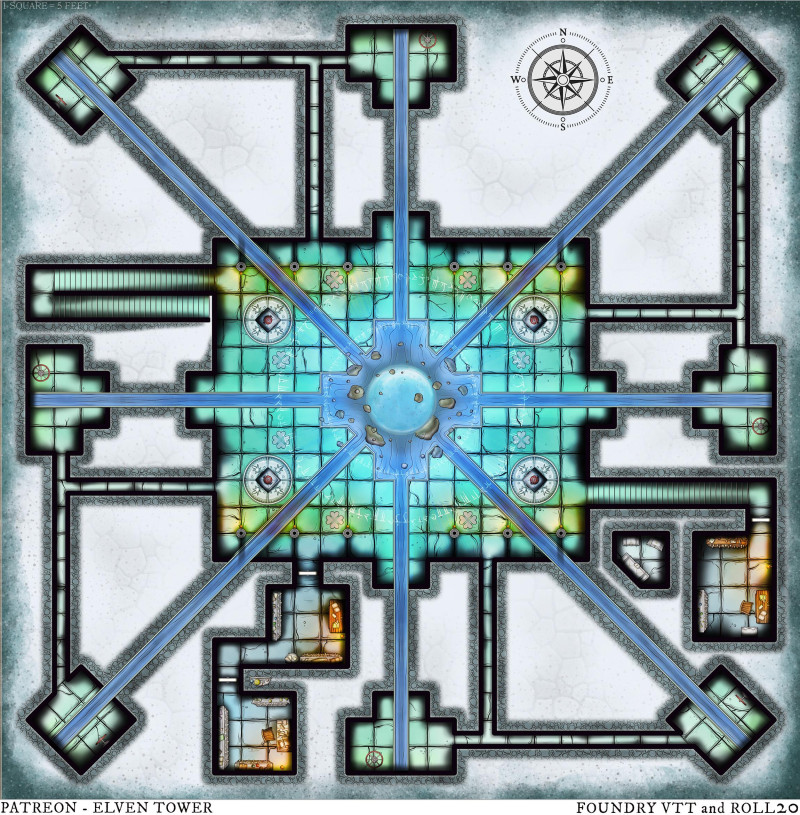 The Elemental Heart - Dungeon --- The heroes must come here to restore the balance of this arcane engine. What does it do that it is so important for them to fix it?