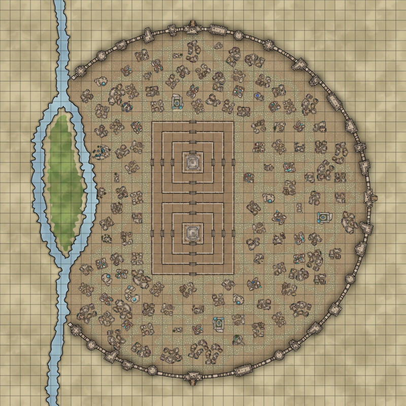 Men'at the Simbani City Remade (Ruins of Kargazz Map)