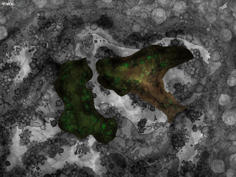 Jungle Mountain Cave [40x30]
