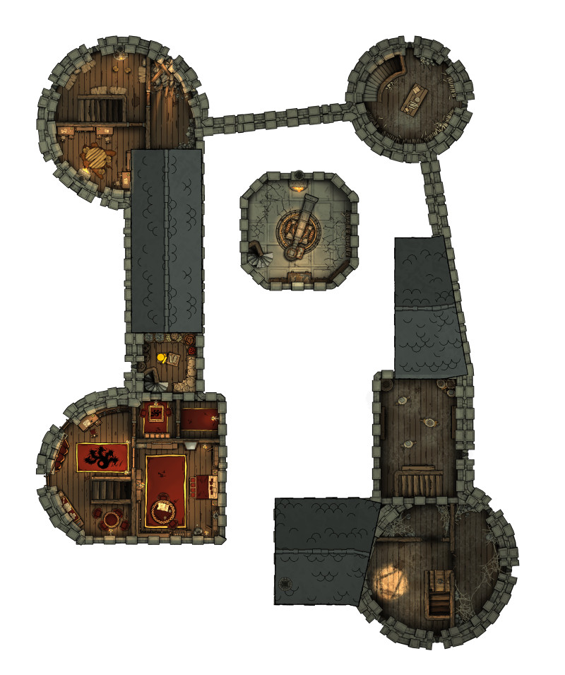 Castle Naerytar | 3 Levels [130 x 90]