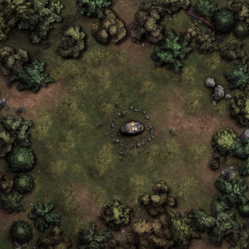 Ritual Clearing [30x30] - 7 unique variations