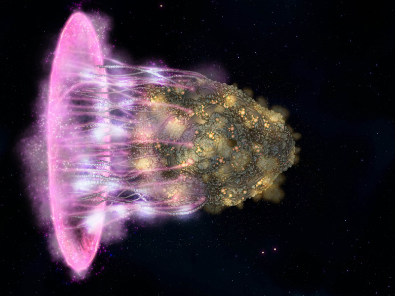 Infected Asteroid/Ship (3 versions)