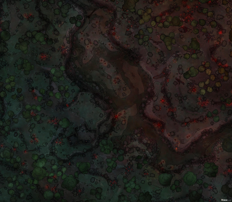 Corrupted Forest - [77x67]