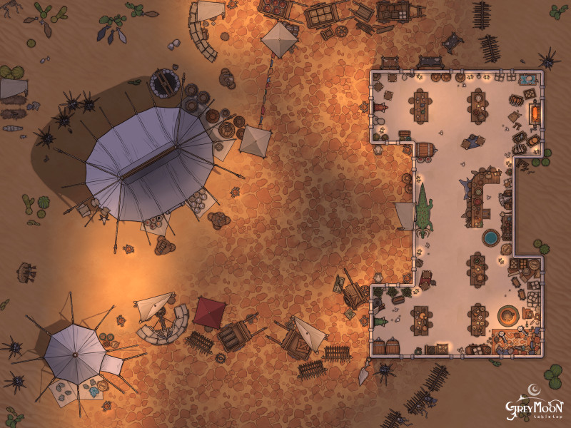 Runescape's Bandit Camp [40x30]