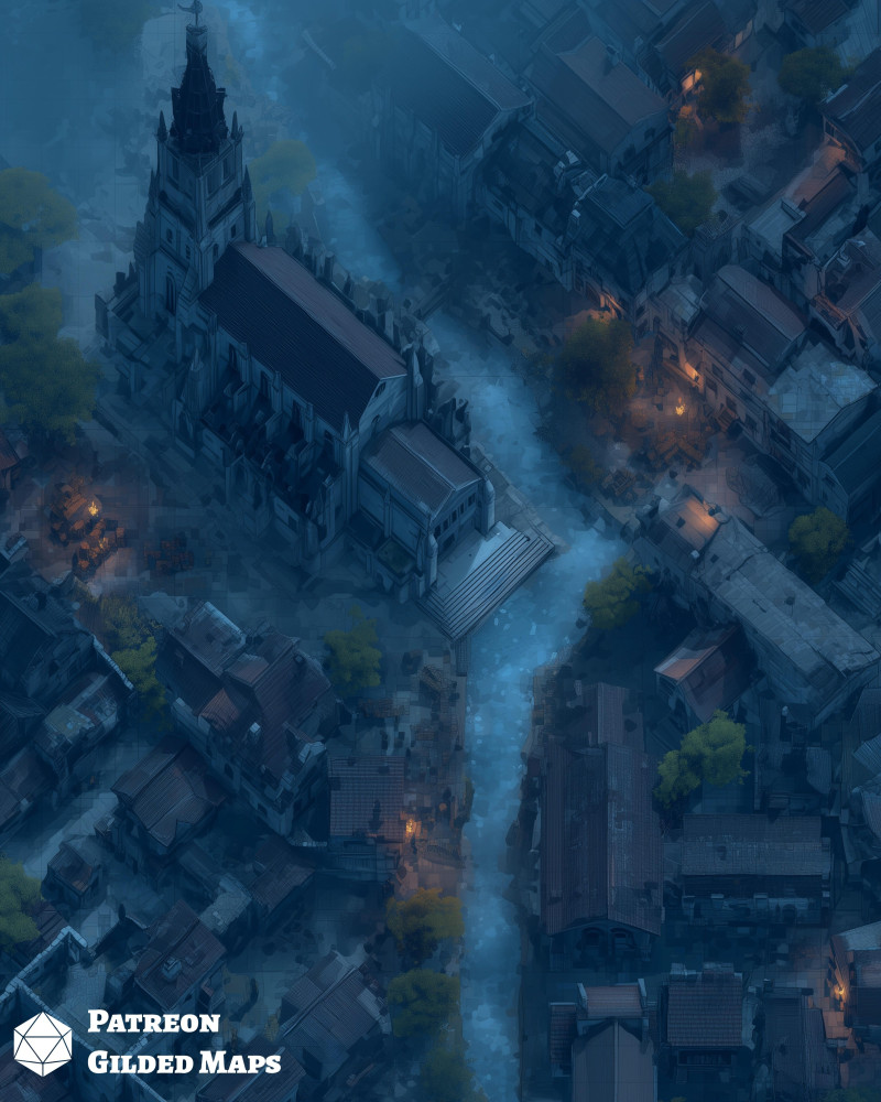 Gothic City Battlemaps