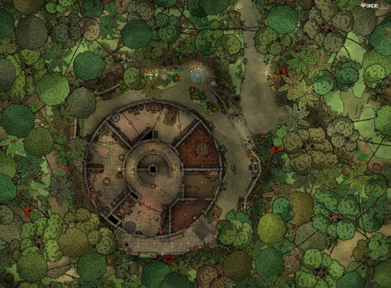 Jungle Tower [46x34]