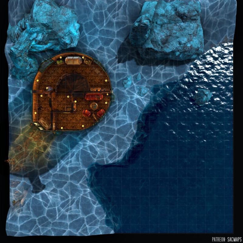 Astronomer's Tower (26x26 Multilevel - 8 floors!) - free day + night maps, plus 1000+ more freebies.