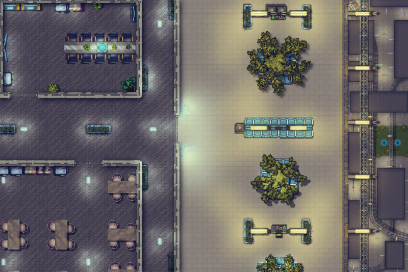 Scifi City Stores + Council Auditorium (2 versions per map: Regular and Fallen Versions, some EA Assets)