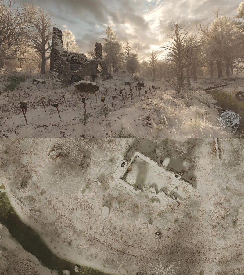 Gobboshead Row [64x64] Map & Scene – Winter Variant