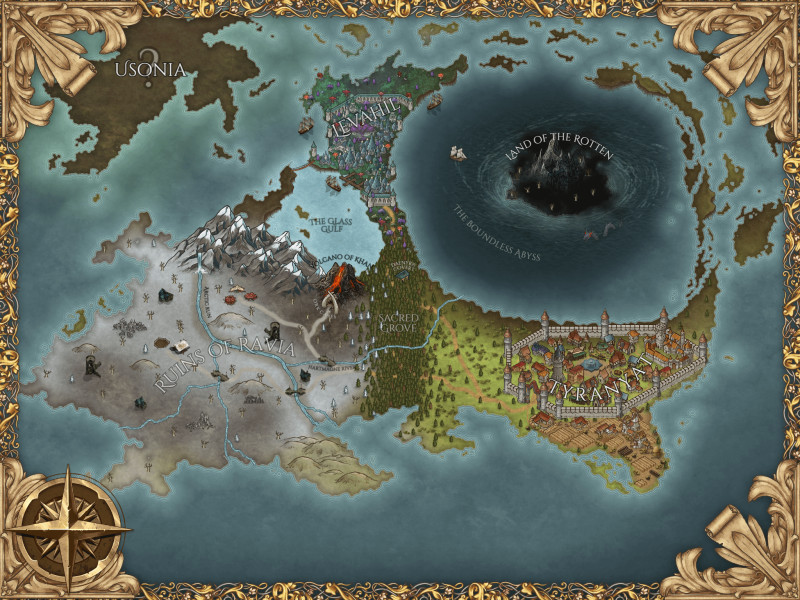 Map for the story I'm making