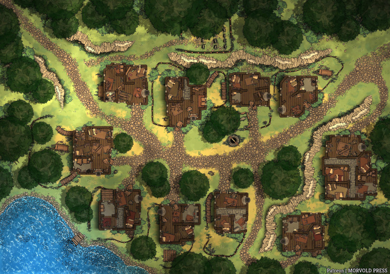 Ruined to Restored Village of Conyberry [94 x 66]