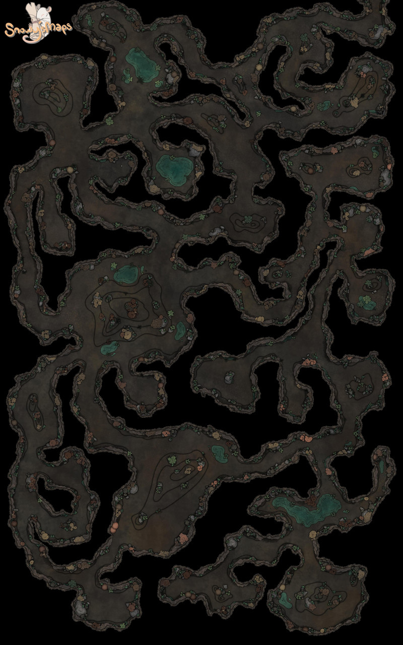 [50x80] Dirt Cave Day