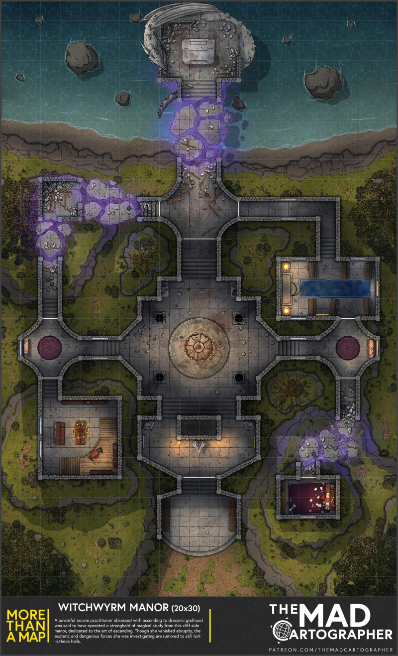 [20x30] More Than a Map: Witchwyrm Manor